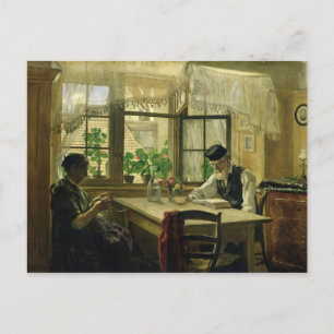 Ein Friedlicher Sonntag, 1876 Postkarte