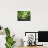 Ein Friedlicher Spaziergang im Wald Poster (Heimbüro)