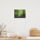 Ein Friedlicher Spaziergang im Wald Poster (Küche)