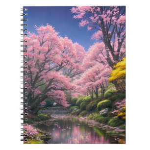 Ein Friedlicher Streich durch den dichten Wald Notizblock