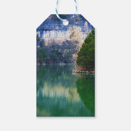 Ein friedlicher Tag am See Geschenkanhänger (Vorderseite)