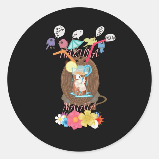 Ein Friedliches Königreich: Der Friedliche Augenbl Runder Aufkleber (Vorderseite)