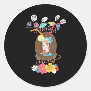 Ein Friedliches Königreich: Der Friedliche Augenbl Runder Aufkleber