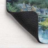 Ein friedliches schottisches Dorf Mousepad (Ecke)