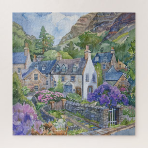 Ein friedliches schottisches Dorf Puzzle