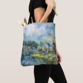Ein friedliches schottisches Dorf Tasche (Von Nahem)
