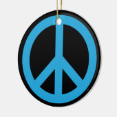 Ein Friedliches Thema - Friedenszeichen Keramikornament (Links)