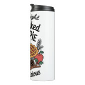 Ein frisch gebackenes Apfelkuchen-Design Thermosbecher (Nach rechts gedreht)