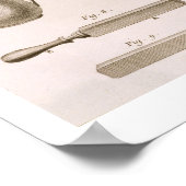 Ein Friseur und Friseur aus der Enzyklopädie Poster (Ecke)