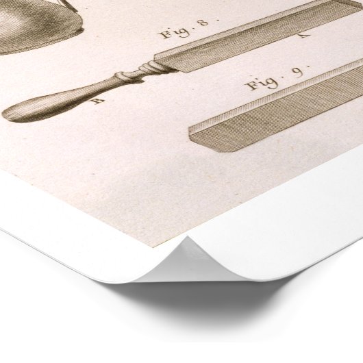 Ein Friseur und Friseur aus der Enzyklopädie Poster (Ecke)