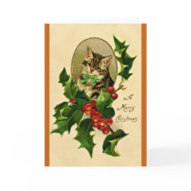 Ein frohe Weihnachten Holly Kitty wieder hergestel