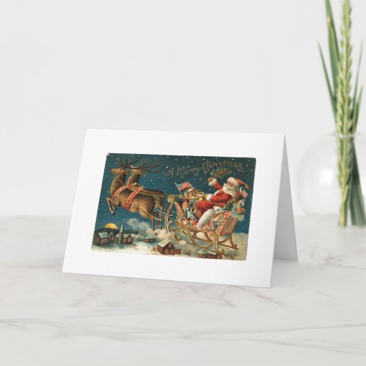 Ein froher Weihnachten Vintager Weihnachten (Vorderseite)