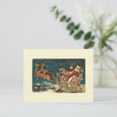 Ein froher Weihnachten Vintager Weihnachtsmann (Stehend Vorderseite)