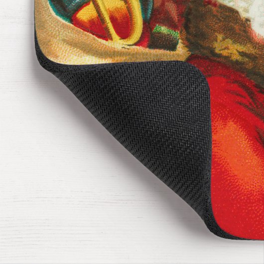 Ein froher Weihnachtsmann von Ellen Clapsaddle Mousepad (Ecke)