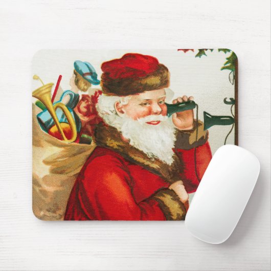 Ein froher Weihnachtsmann von Ellen Clapsaddle Mousepad (Mit Mouse)