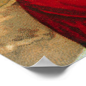 Ein froher Weihnachtsmann von Ellen Clapsaddle Poster (Ecke)