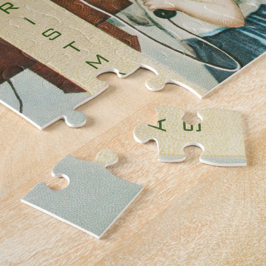 Ein froher Weihnachtsmann von Ellen Clapsaddle Puzzle (Seite)