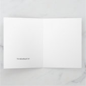 Ein froher Weihnachtsurlaub Vintag Karte (Innenseite)