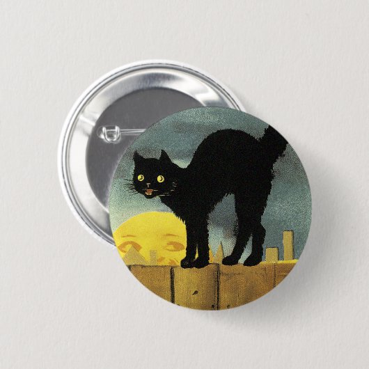 Ein frohes Halloween Button (Vorne & Hinten)