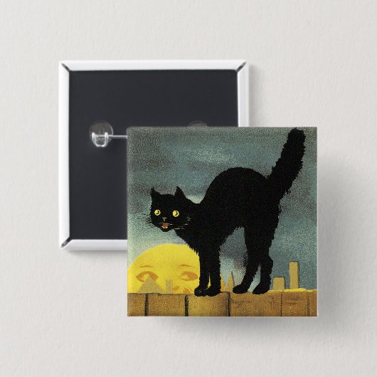 Ein frohes Halloween Button (Vorne & Hinten)