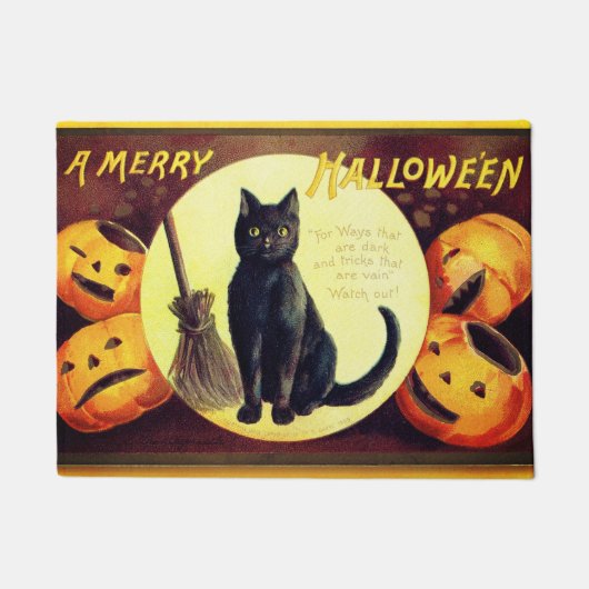 Ein frohes Halloween Fußmatte (Vorderseite)