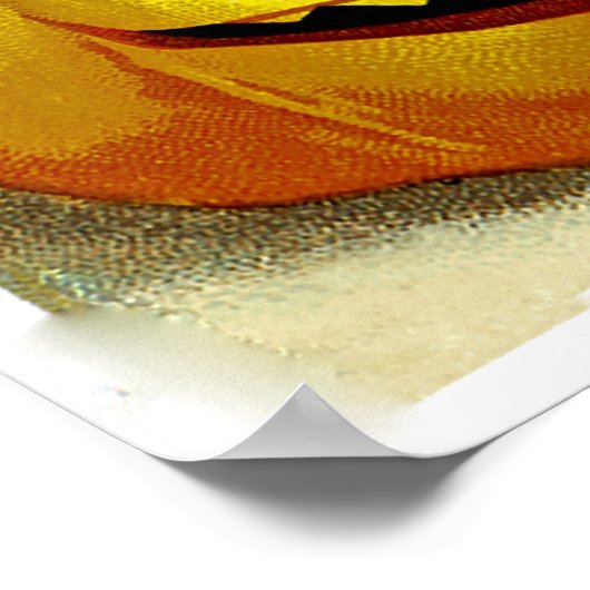 Ein frohes Halloween Kitten Poster (Ecke)