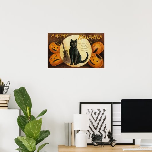 Ein frohes Halloween Poster (Heimbüro)