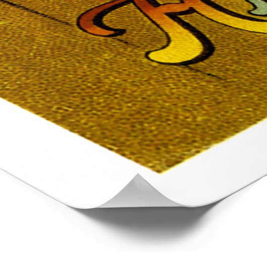 Ein frohes Halloween Poster (Ecke)