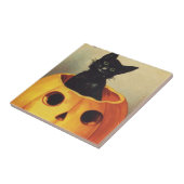 Ein frohes Halloween von Ellen Clapsaddle, Vintage Fliese (Seite)