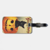 Ein frohes Halloween von Ellen Clapsaddle, Vintage Gepäckanhänger (Rückseite horizontal)