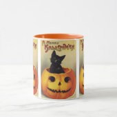 Ein frohes Halloween von Ellen Clapsaddle, Vintage Tasse (Zentrum)