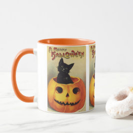 Ein frohes Halloween von Ellen Clapsaddle, Vintage Tasse