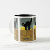 Ein frohes Halloween Zweifarbige Tasse (Vorderseite Links)