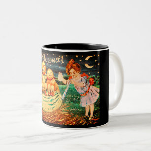 Ein frohes Halloween Zweifarbige Tasse
