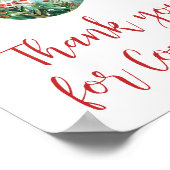 Ein frohes kleines Weihnachtsgeschenk - Danke, das Poster (Ecke)