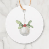 Ein frohes kleines Weihnachtskleid Danke Geschenkanhänger (Rückseite)