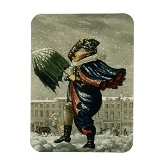 Ein frohes Weihnachten und ein glückliches neues J Magnet (Vertikal)