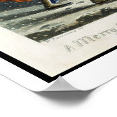 Ein frohes Weihnachten und ein glückliches neues J Poster (Ecke)