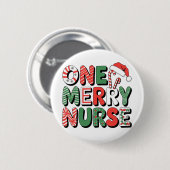 Ein frohes Weihnachtsfest Button (Vorne & Hinten)