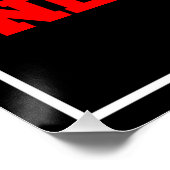 Ein frohes Weihnachtsfest - ein glückliches neues Poster (Ecke)