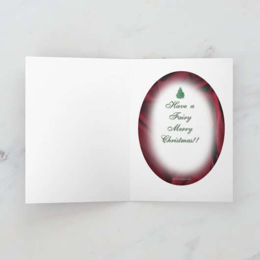 Ein frohes Weihnachtsfest Feiertagskarte (Innenseite)