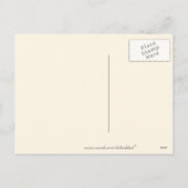 Ein frohes Weihnachtsfest Feiertagspostkarte (Rückseite)