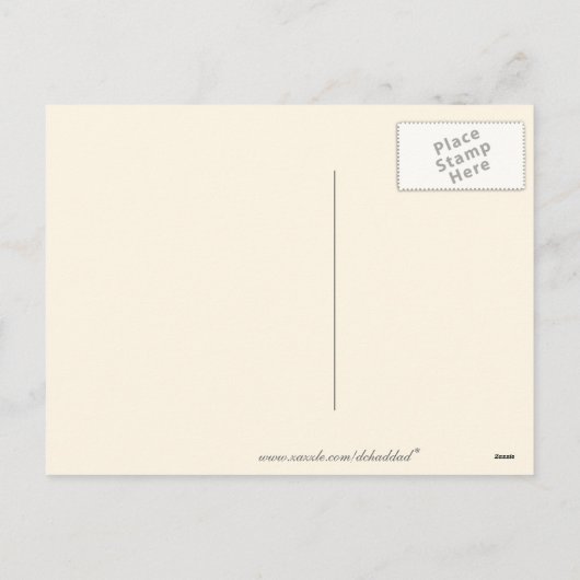 Ein frohes Weihnachtsfest Feiertagspostkarte (Rückseite)