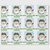 Ein frohes Weihnachtsfest Geschenkpapier (Flach)