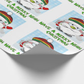Ein frohes Weihnachtsfest Geschenkpapier (Ecke)