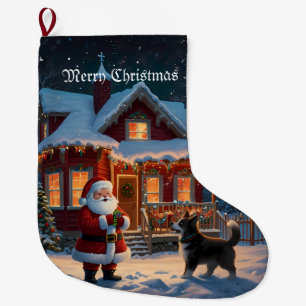 Ein frohes Weihnachtsfest Großer Weihnachtsstrumpf