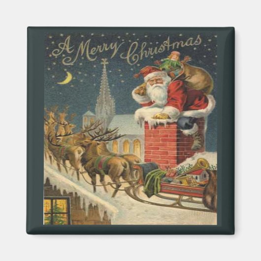 Ein frohes Weihnachtsfest Magnet (Vorne)