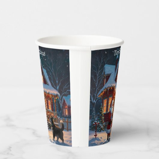 Ein frohes Weihnachtsfest Pappbecher (Rechts)