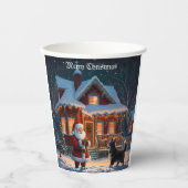 Ein frohes Weihnachtsfest Pappbecher (Vorderseite)