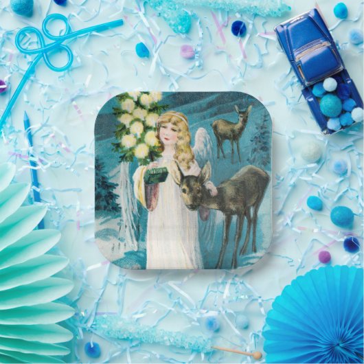 Ein frohes Weihnachtsfest Pappteller (Party)